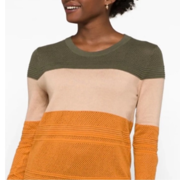 Market & Spruce Sweaters - NWT Market & Spruce Colorblock Lightweight Pullover Sweater size LARGE